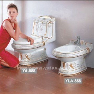 color bidet YLA-888(Relief Colored Pattern)