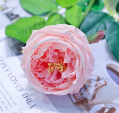 Hot Sale Summer Flowers: Artificial Austin Roses for Wedding Decor