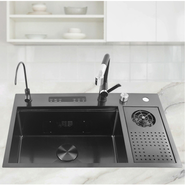 Ultrasonic Dishwasher Sink Cup Washer Single Bowl
