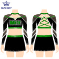 Custom cheerleader outfit youth cheerleader cheer apparel for girls