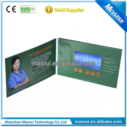 Anniversary celebration gift digital video audio photo player business soultion brochure