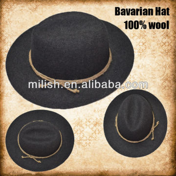 WH-0006 Traditional Wool top Cowboy Hats 100% wool felt hat