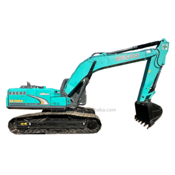 Hot Sale: Authentic Korean-Original Used Kobelco SK200 20-Ton Excavator Available for Purchase