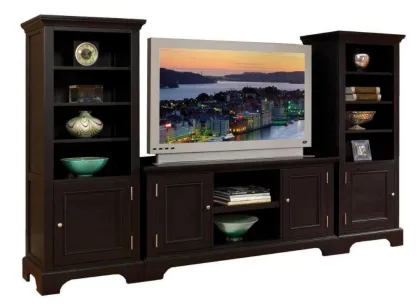 Wooden Espresso Media Room Home Entertainment Furniture