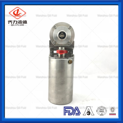 sanitary stainless steel Pneumatic butterfly valve