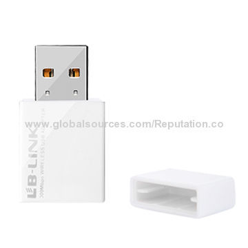 WN2210 300Mbps Wireless-N USB Adapter with CE, FCC Marks, Frequency Range of 2.4-2.4835GHz