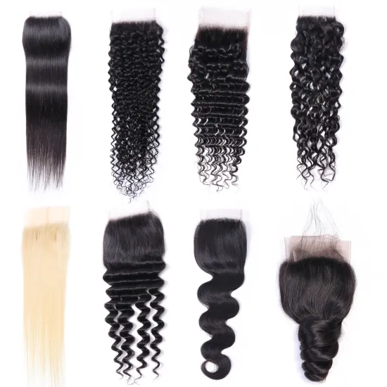 Wholesale Top Grade Silk Base Closure,Brazilian Human Hair Body Wave Lace Silky Straight Wave 4X4 Silk Closure
