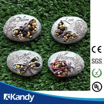 High technology Custom wholesale decorating garden stones