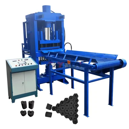 Automatic Lantian Machinery Charcoal Briquettes Sawdust Coal Machine for Hot Sale