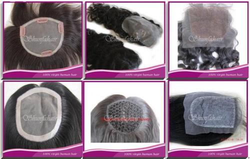 cheap human hair lace closure,indian hair closure, closures