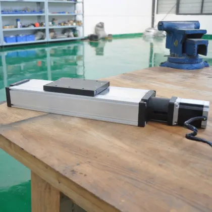 Chengdu servo drive ball screw linear guide with servo motor