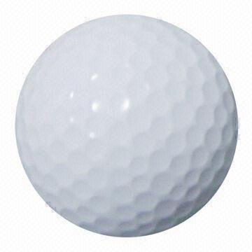 Golf ball, available in white