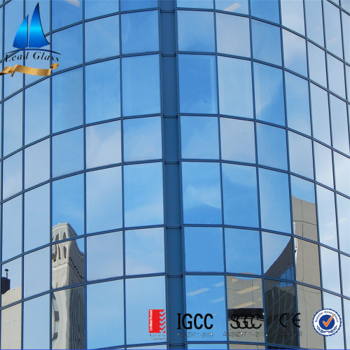 Clear Laminated Glass For Exterior Curtain Facade Wall