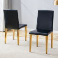 PU dining chairs simple and versatile
