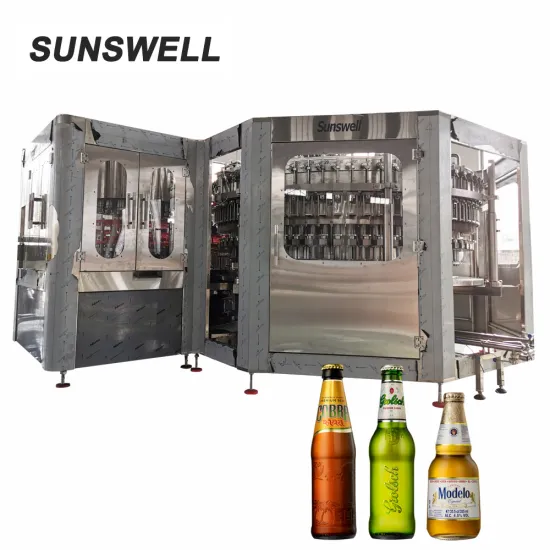 10000BPH Glass bottle Craft Beer Bottle Filling Machine