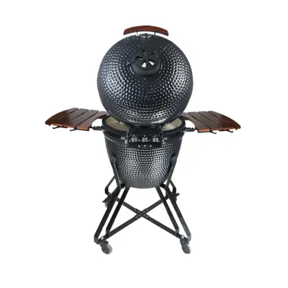 KIMSTONE 23.5 Inch Smoker Barbecue Grills Kamado Joe Ceramic BBQ