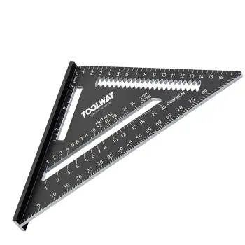 High-Quality Customizable Heavy Duty Aluminum Pocket Square Triangular Architectural Scale Ruler