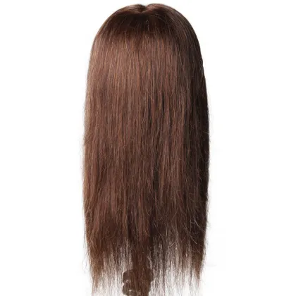 Hair salon training head 100% human hair for training