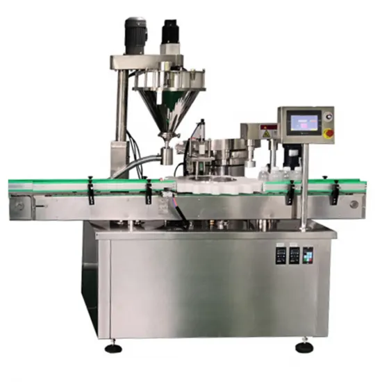 Powder Filling Capping Labeling Machine