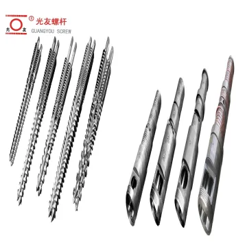 Bimetallic Conical Twin Screw Barrel para sa Plastic Extruder