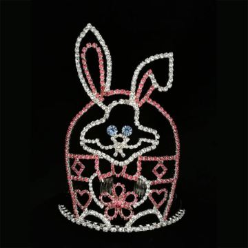 Rhinestone easter rabbit crowns