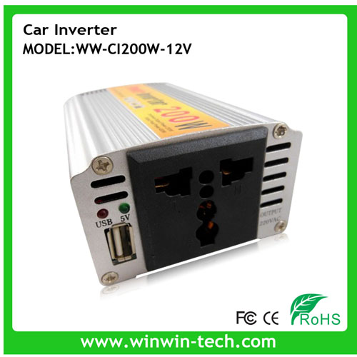 Universal USB Port 200W Car Power Inverter