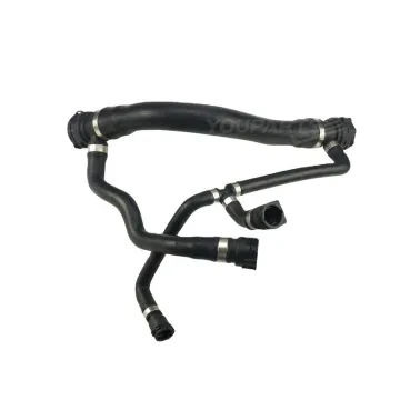 YOUPARTS Auto Rubber Intercooler Heat Exchange Water Pipe 17127508010 Radiator Coolant Hose for BMW E65, E66, E67