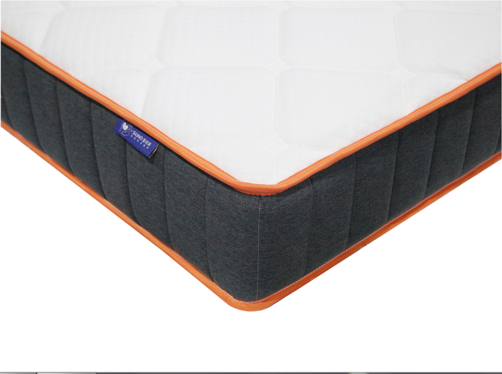 Matelas à ressort de poche indépendant de bord de bord coloré