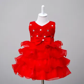 2016 wholesale sleeveless girls boutigue outfit clothes dresses little kids fancy diamond summer fluffy petti dress designs