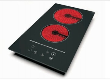Hot sale two burner ceramic cooktop with built-in design