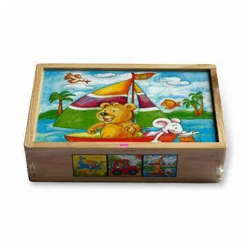 Study Puzzle, Made of Plywood, Various Promotional and Educational Puzzles are Available