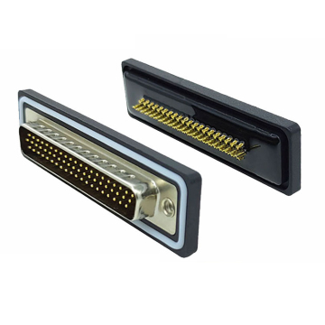 DB62 D-Type 62 Pin Penyambung Solder Perempuan Kepadatan Tinggi untuk Kabel