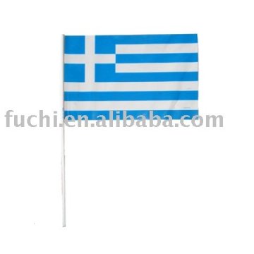 Greek hand flag
