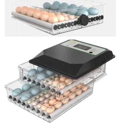 Mini Eggs Incubator for Rolling Turning Hatching Goose, Turkey, Quail, Duck, and Chicken Eggs for Sale