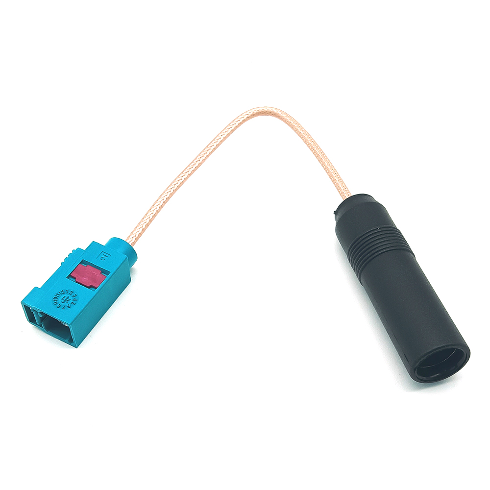 Universal Fakra Female To DIN Antenna Adapter Cable