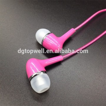 Wired flash glowing earphone for apple & andorid smart phone