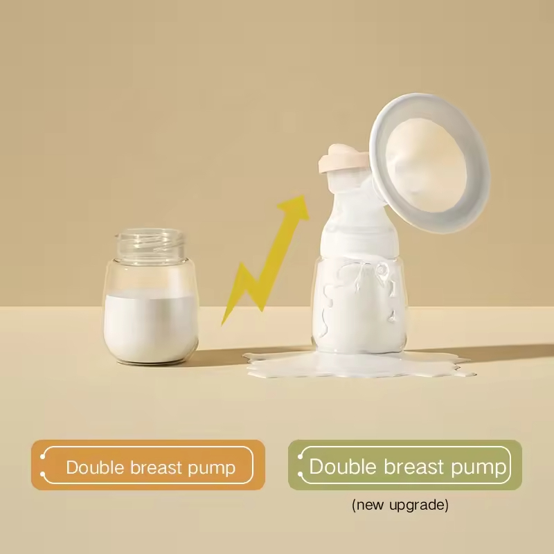 Double electric breast pump