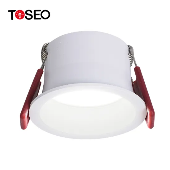 Aluminum Lamp Body Recessed Downlight: Efficient Heat Dissipation, Deep Light, 15mm Anti-Glare Design