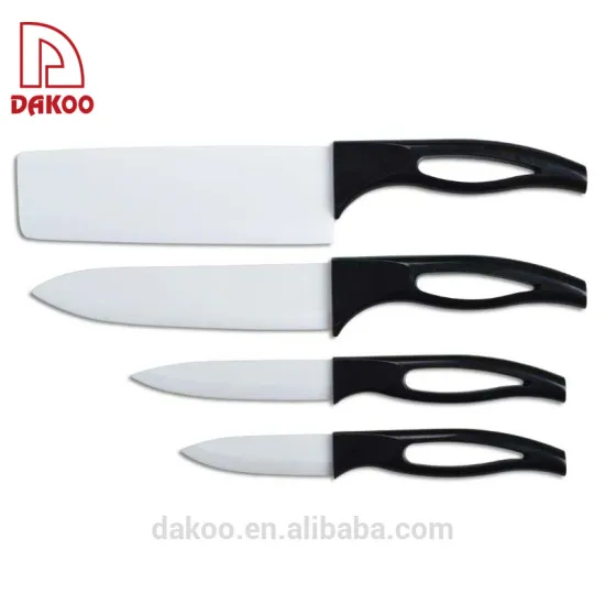 4 Pieces high quality ABS Handle Zirconia Ceramic Knife