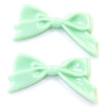 45mm Pastel Color Resin Bow Tie Flat Back Cabochon Charm For DIY Hair Bow Center Scrapbooking