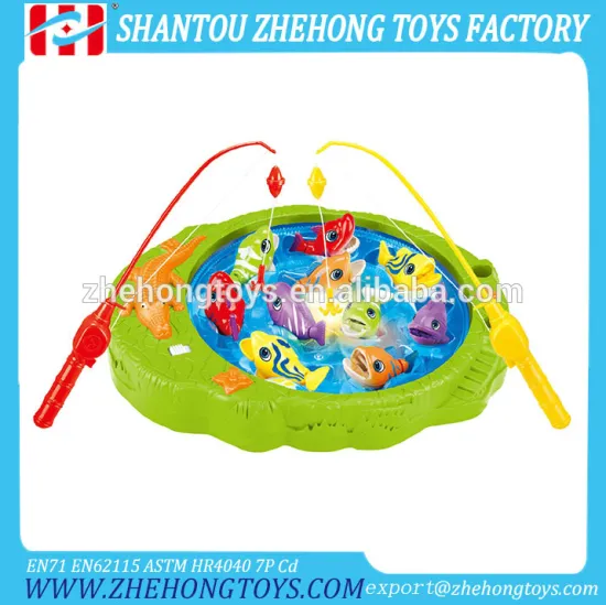 10 Pcs Fish/set Electronic Toy Fishing Game Machine Fishing