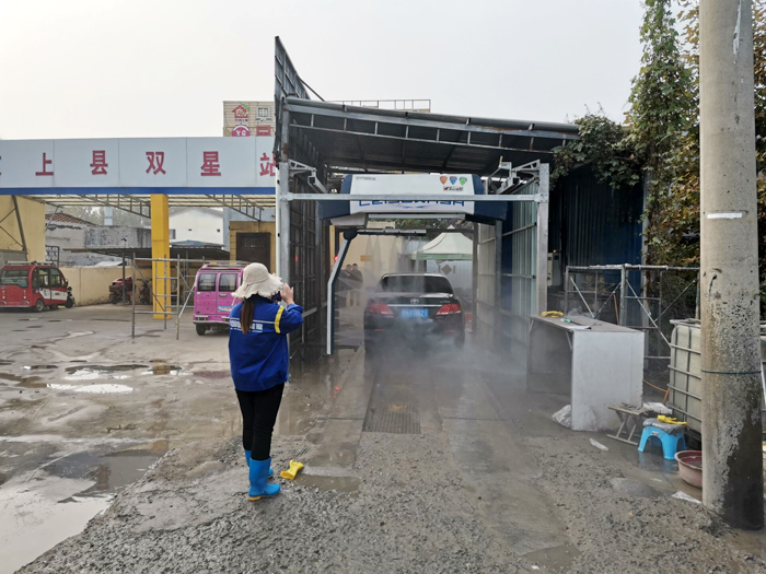 no contact car wash system