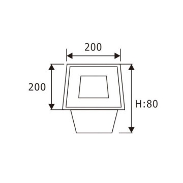 LEDER Runway Round Shape 16W LED Bodeneinbauleuchte