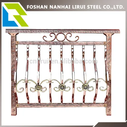 Beautiful steel fence stainless steel hand rails