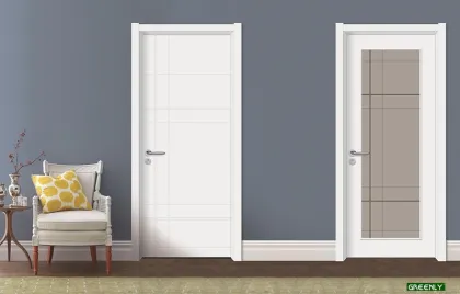 Luxury White Wooden Door Composite Wooden Door