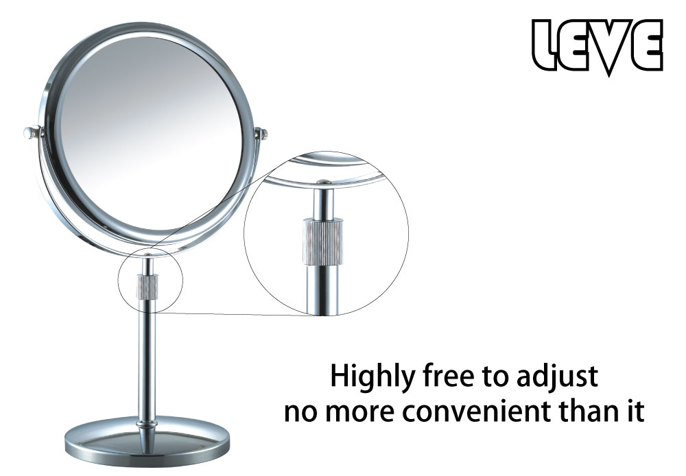 Adjustable vanity table mirror