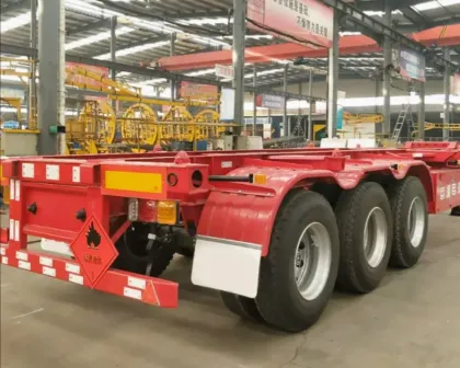 Tri Axle 40FT Flat Bed Semi Trailer