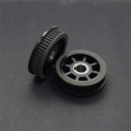 Textile false twister single spindle motor pulley