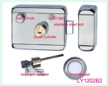 simple design electric door cylinder lock(LY1202B2)