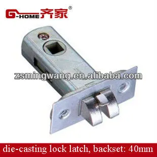 zinc alloy motise lock latch 40mm backset